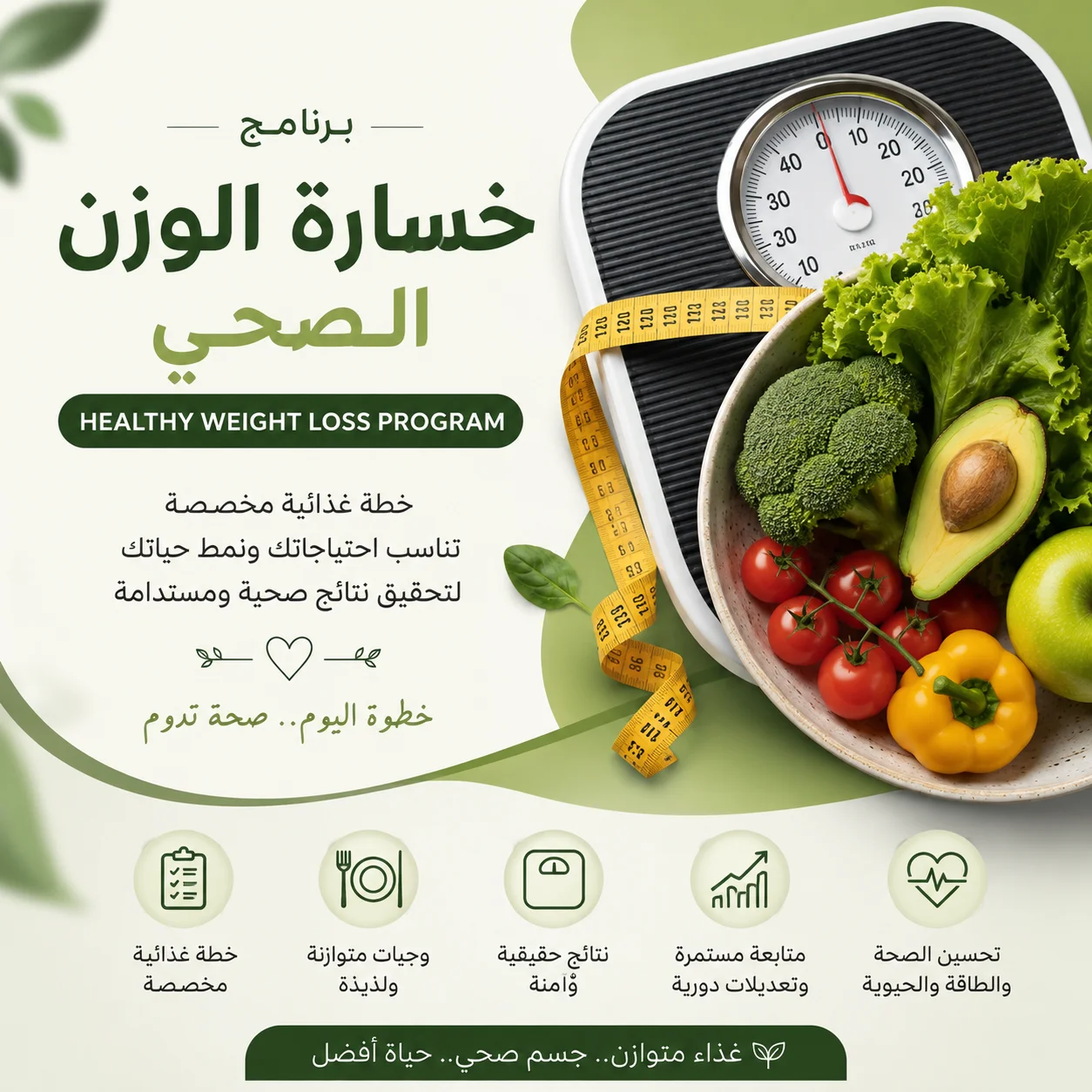 خسارة الوزن بطريقة صحية