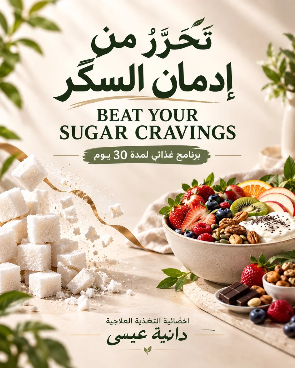 إعادة ضبط السكر 30 يومًا خفّفي الاشتهاء، سيطري على السناكات، وابني عادات تدوم.