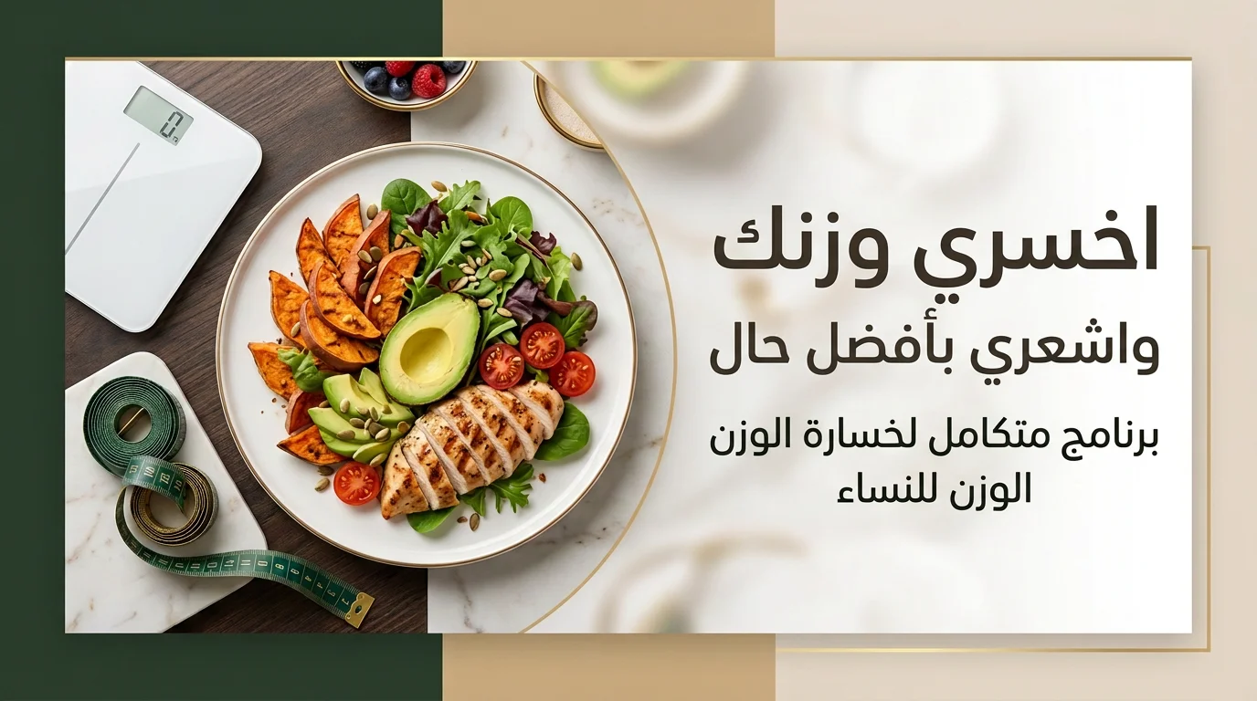 اخسري وزنك واشعري بأفضل حال برنامج متكامل لخسارة الوزن للنسا